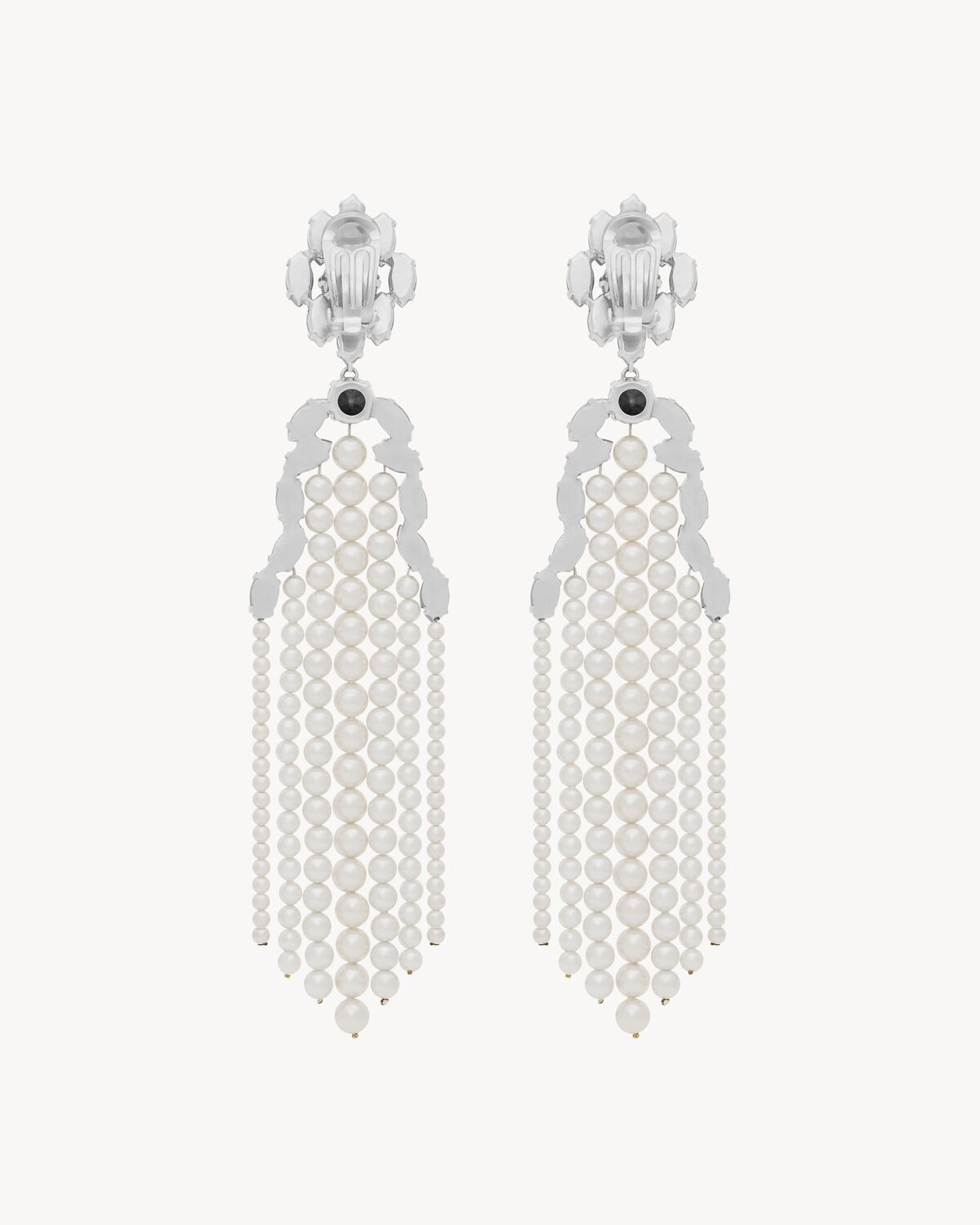 chandelier earrings in metal