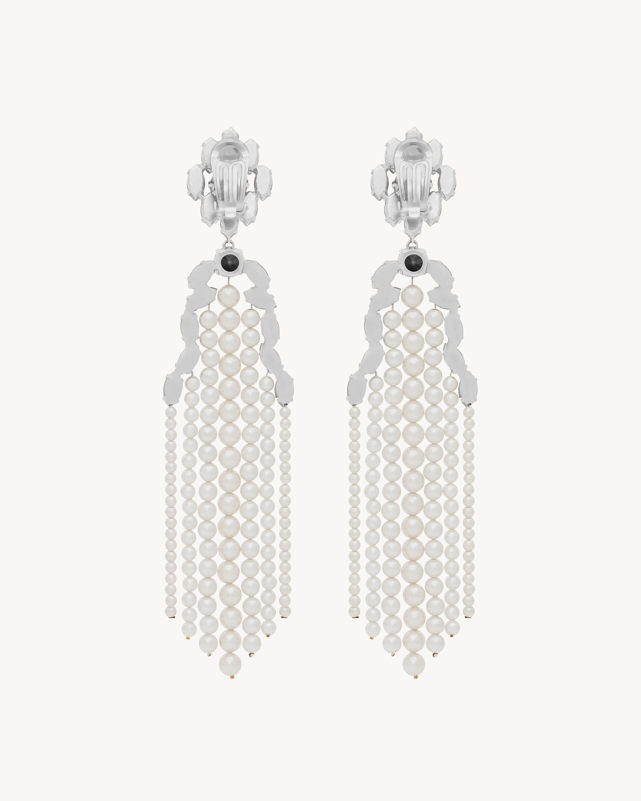 Pendientes candelabro de metal