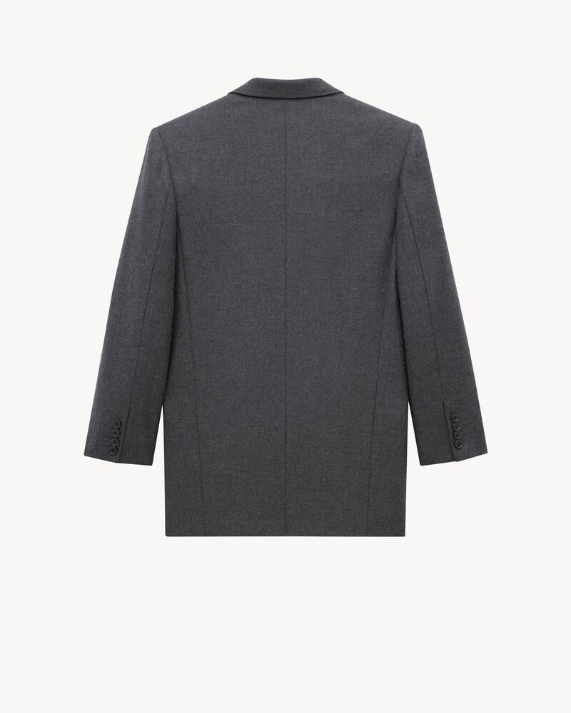 double-breasted jacket in cashmere