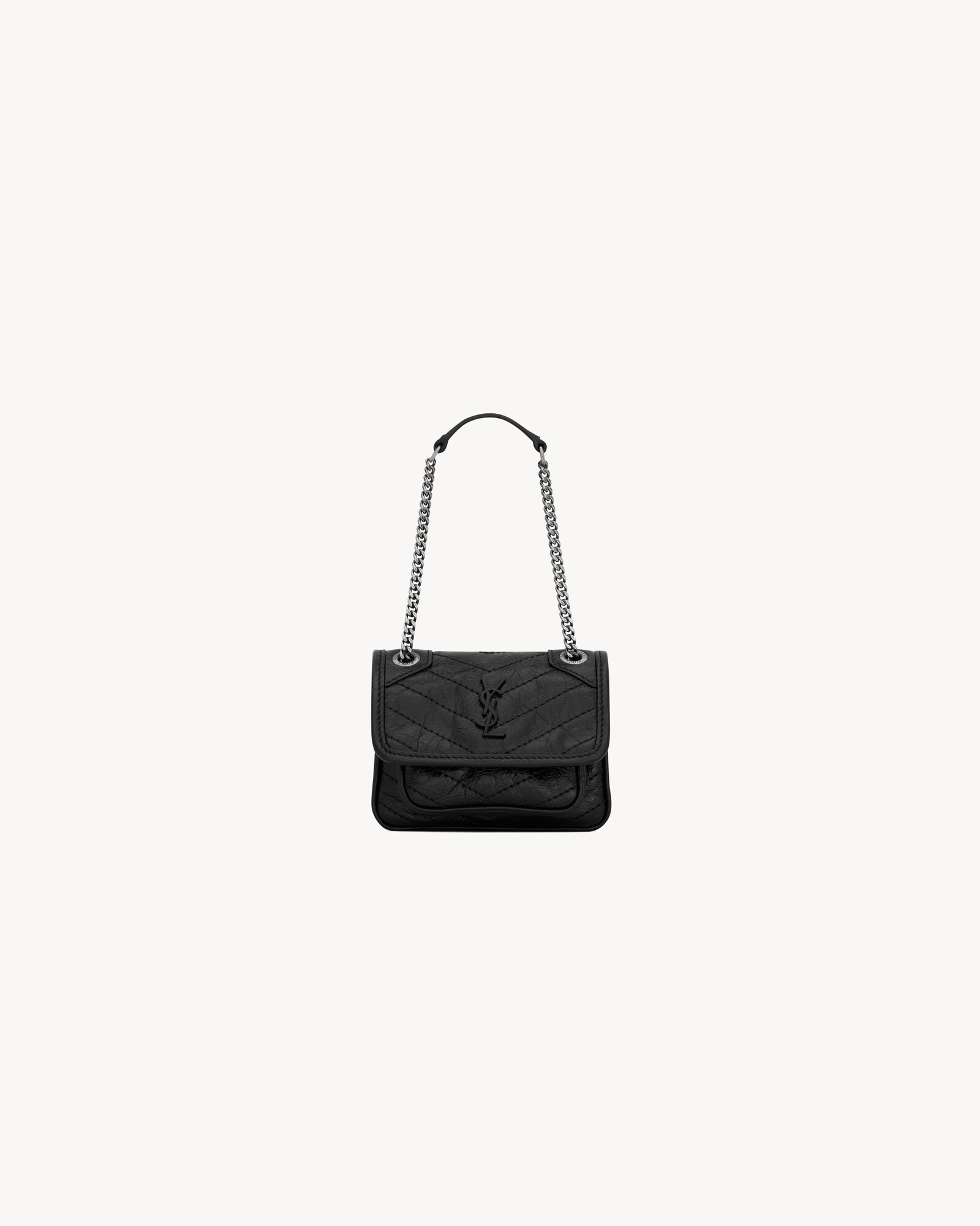 niki micro bag in leather