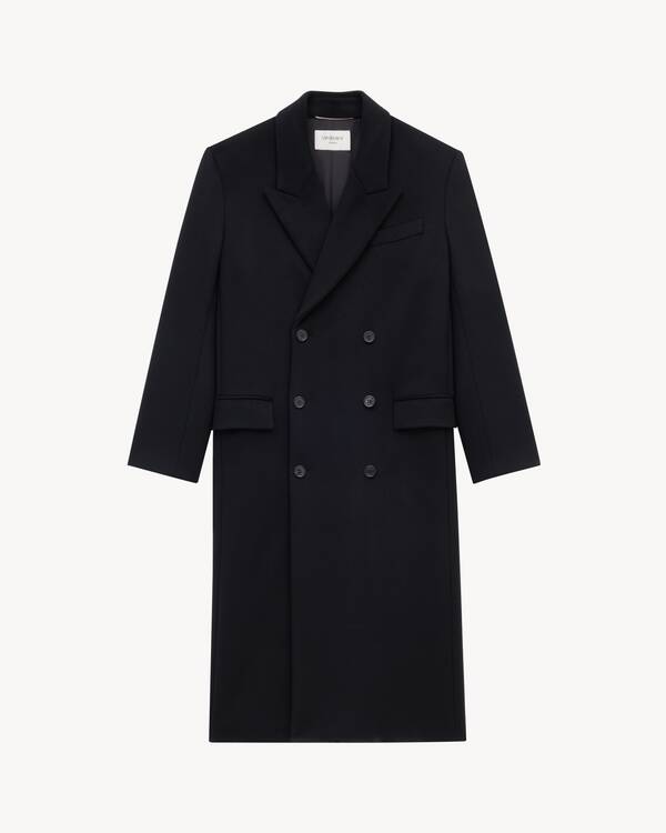 Yves Saint Laurent チェック柄ロングコート S Small-845729Y060R1005_A.jpg?v=2