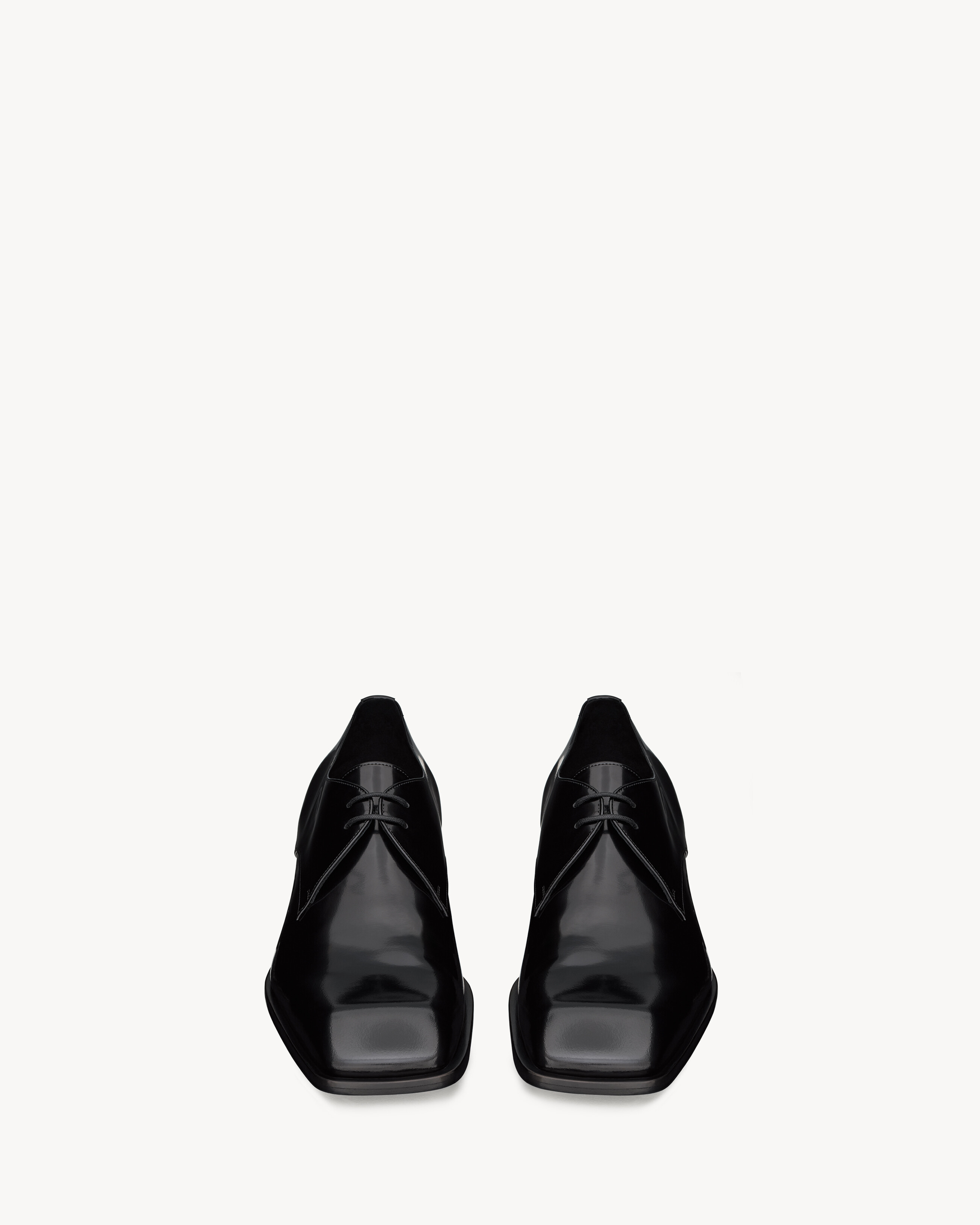 JEAN Derbys aus glänzendem Leder