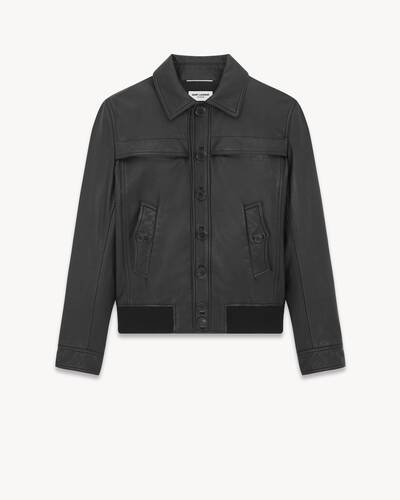 Yves saint clearance laurent leather jackets