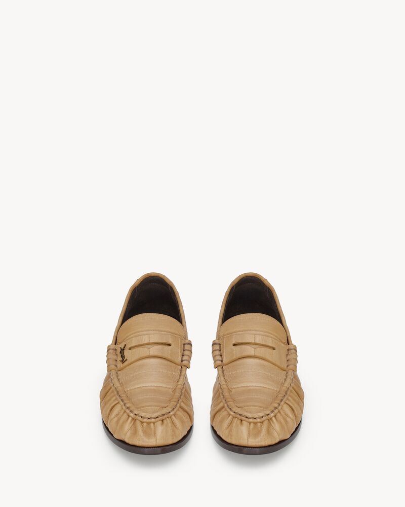 LE LOAFER SUPPLE mocassins en cuir d'anguille