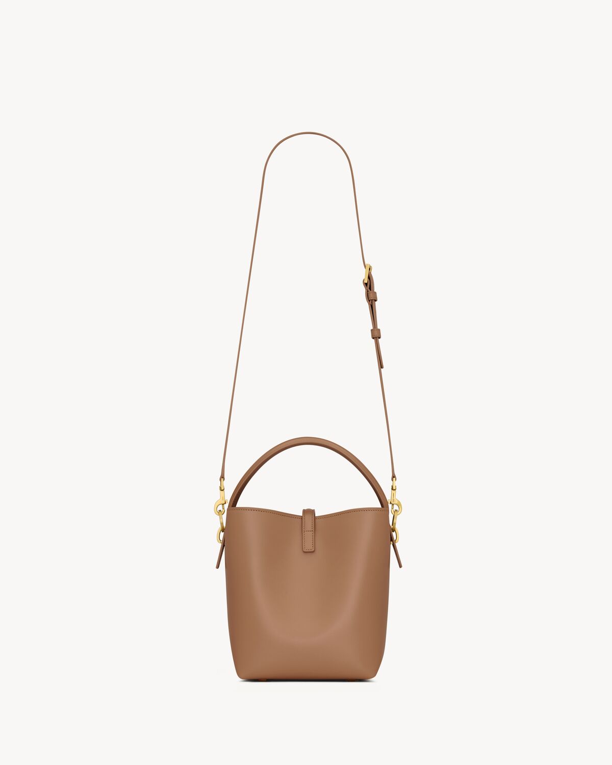 생로랑 샤이니 가죽 소재의 LE 37 스몰 토트백 7490362R20W2536