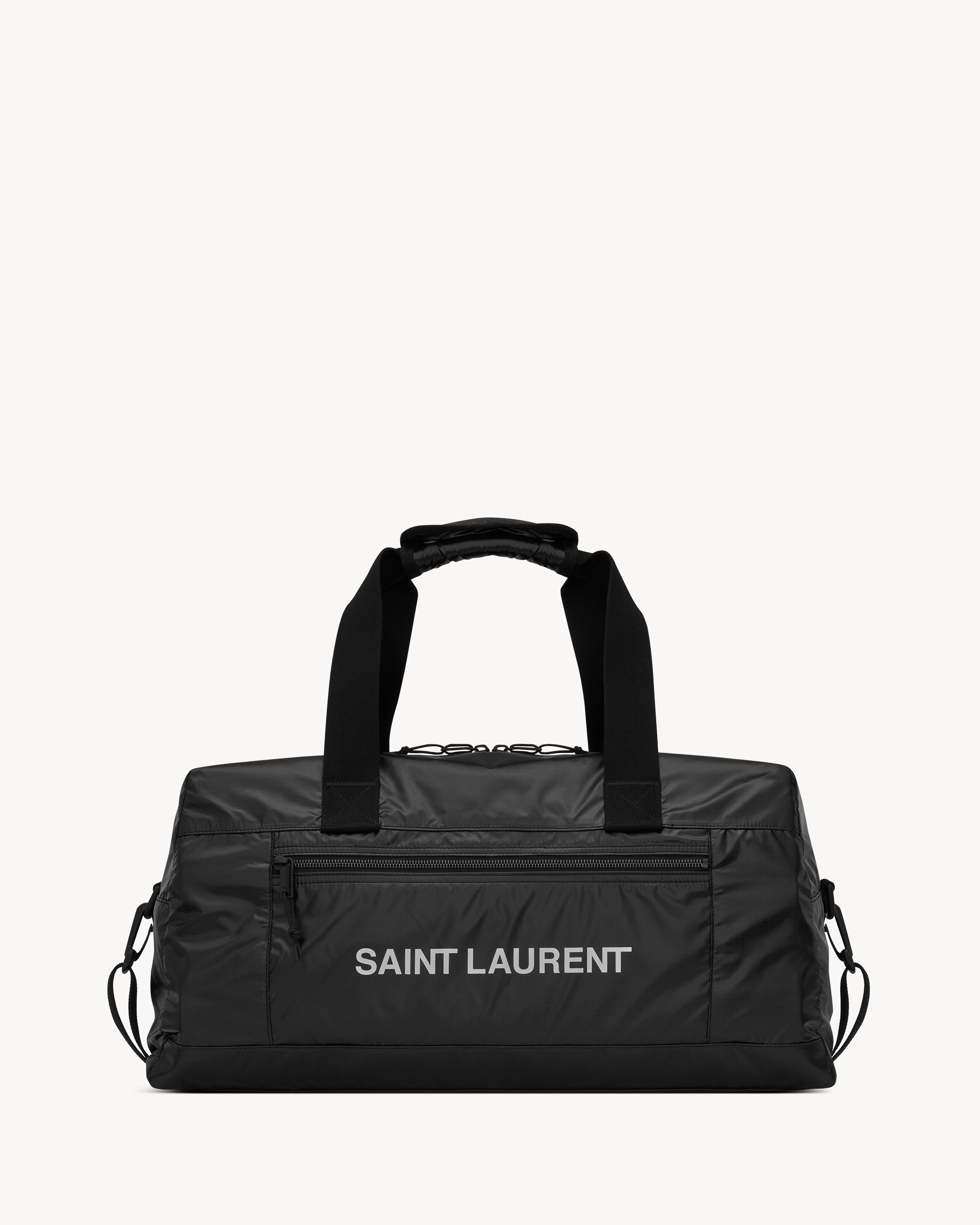 Nuxx Duffle Bag In Nylon With A Saint Laurent Print Saint Laurent United States Ysl Com
