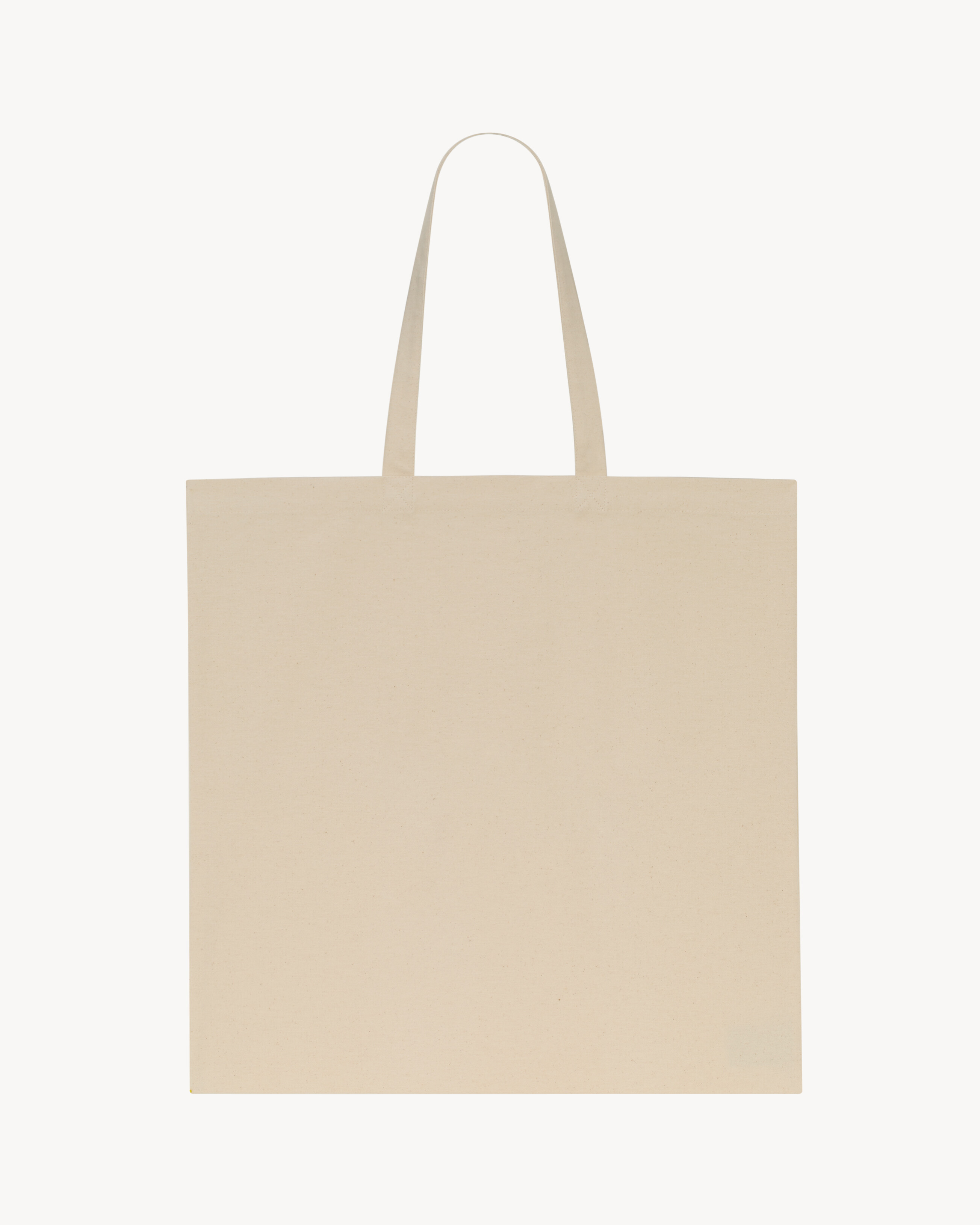 OVERSIZED SAINT LAURENT TOTEBAG IN BRUSHED COTTON