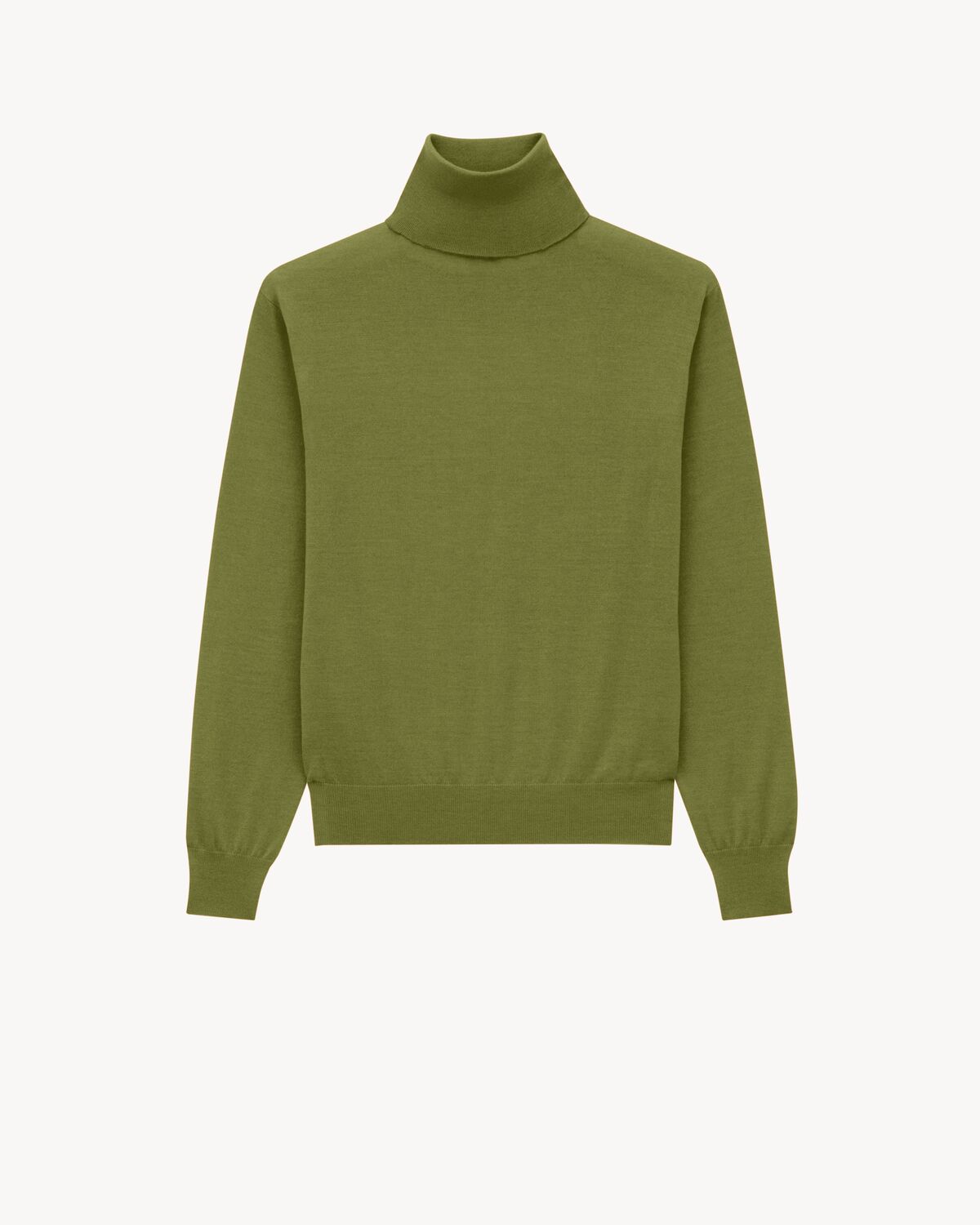 turtleneck sweater in cashmere, wool and silk