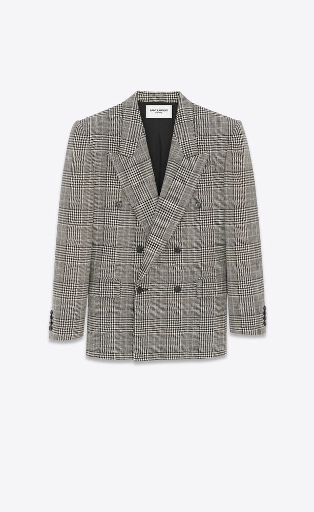 Double-Breasted Prince of Wales Blazer - Women - Ready-to-Wear
