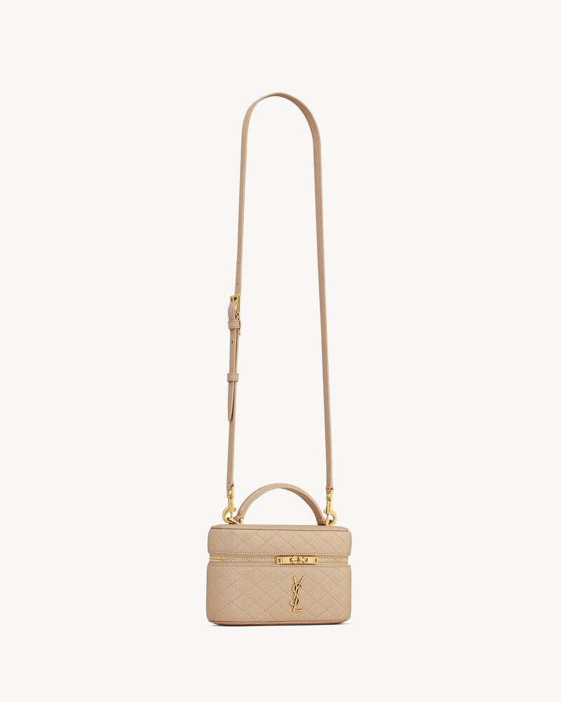 SAINT LAURENT ラムスキンのギャビージッパー付きポーチ Gaby zipped pouch in quilted lambskin | Saint Laurent | YSL US