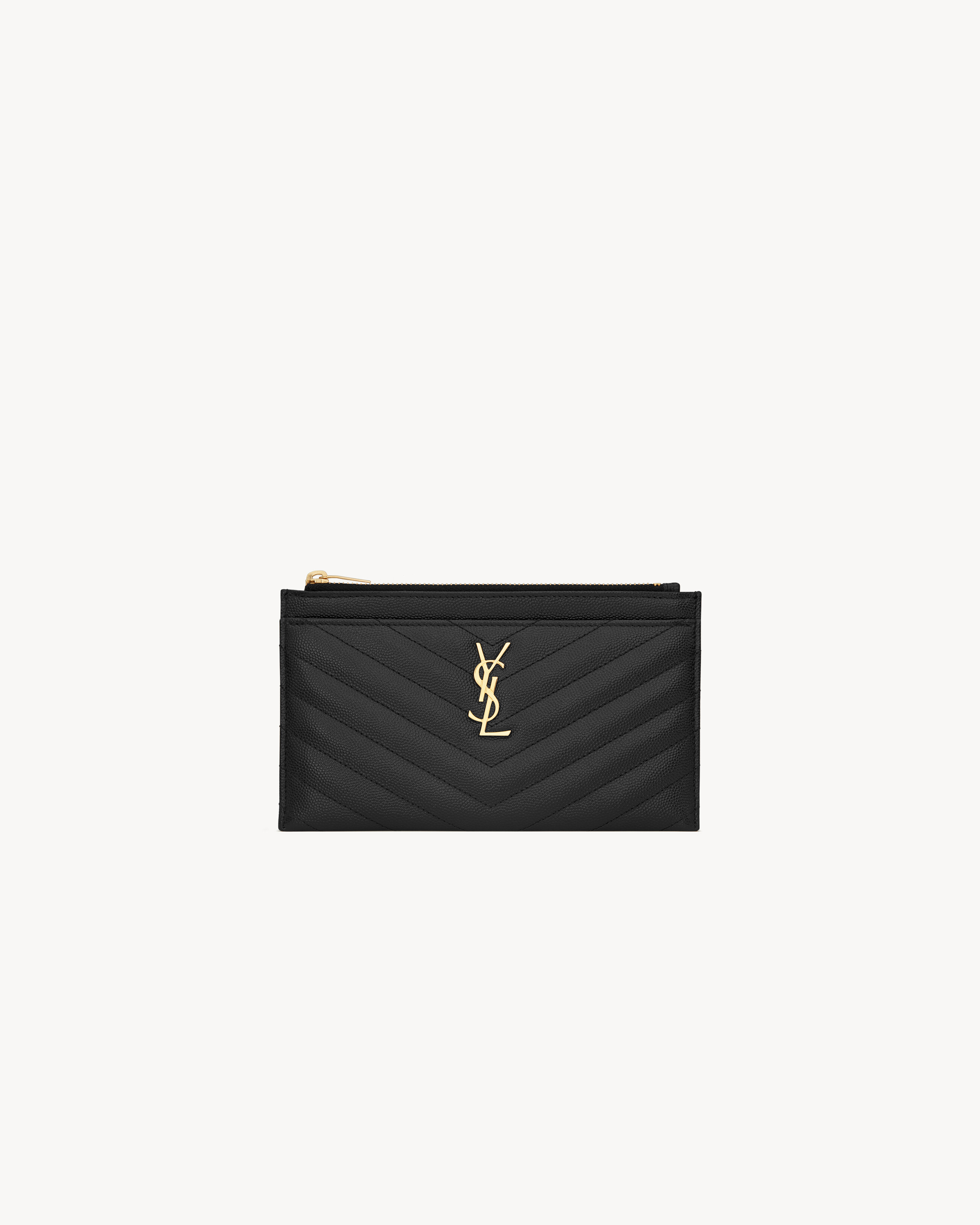 Shop Saint Laurent MONOGRAM A5 POUCH IN MATELASSÉ LEATHER (379039CWU011000)  by Hiauditor