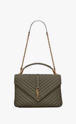college large chain bag in quilted leather