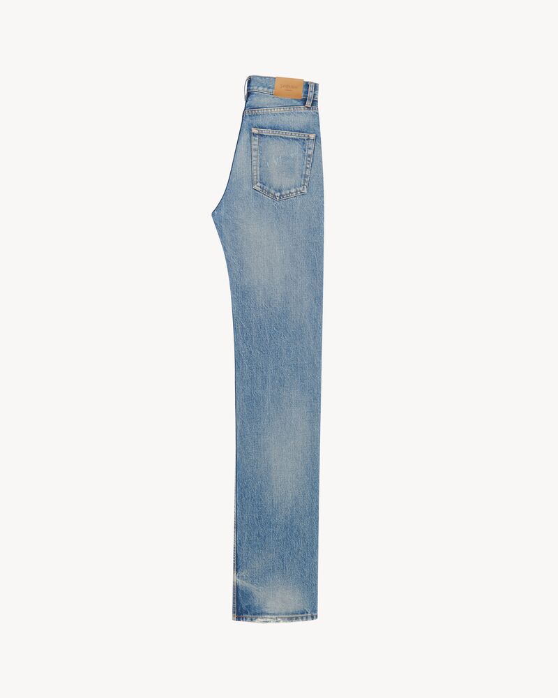 Lange, gerade Jeans aus Denim in Charlotte Blue