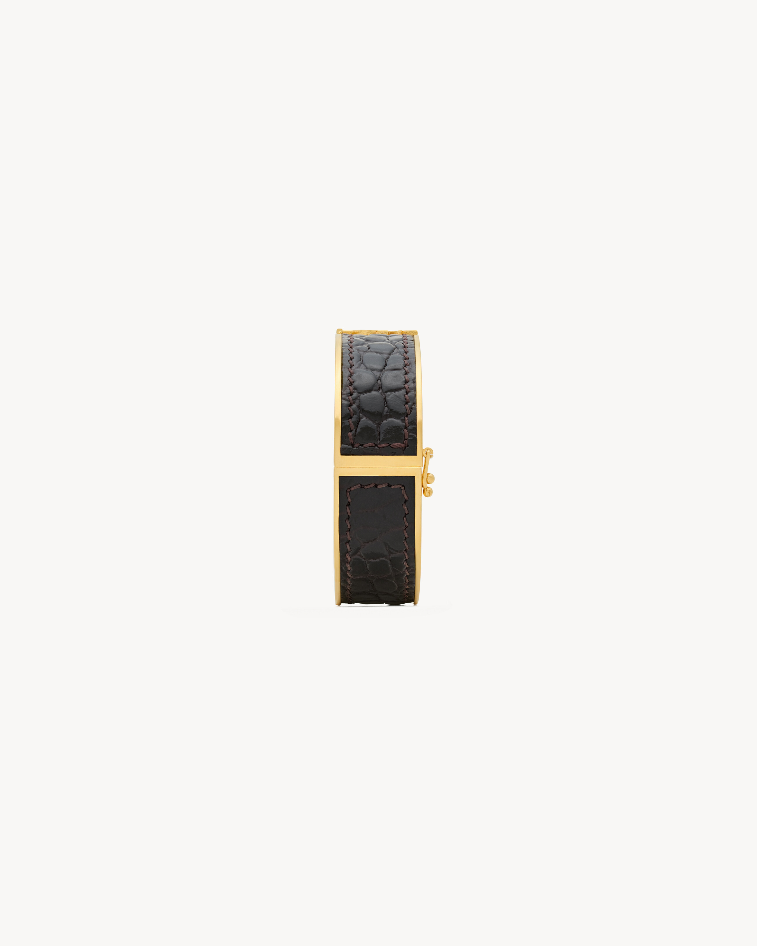 CASSANDRE bracelet in metal and leather