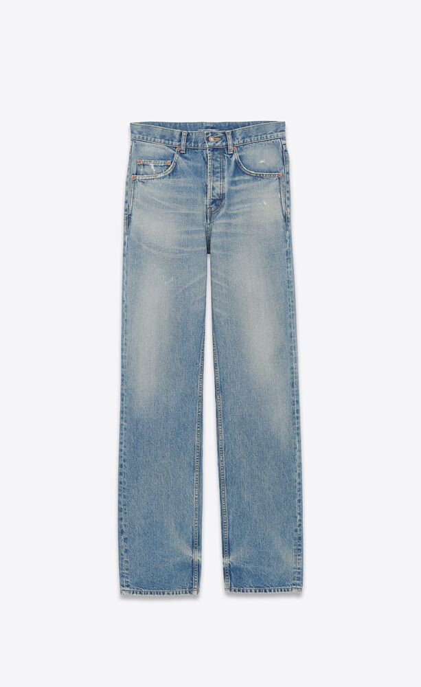 lange baggy-jeans aus denim in charlotte blue