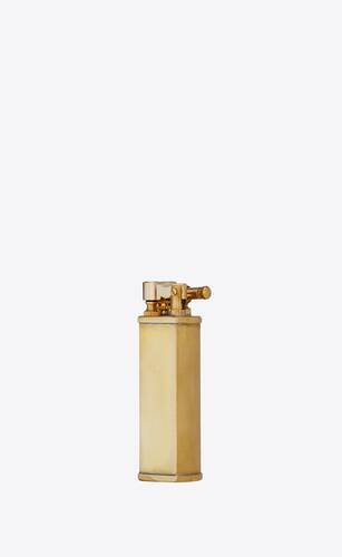 tsubota pearl vintage lighter in brass
