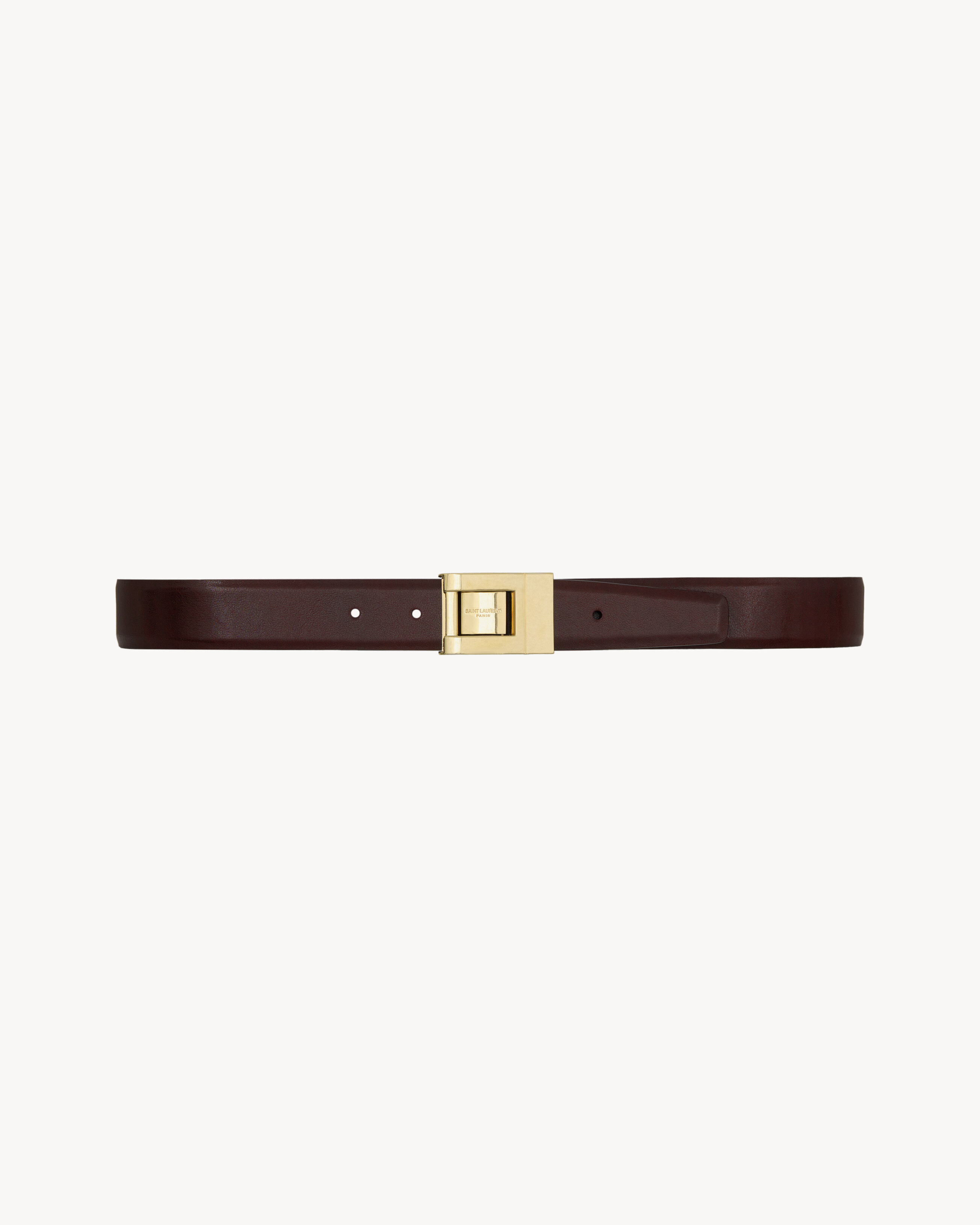 LA 76 belt in smooth leather