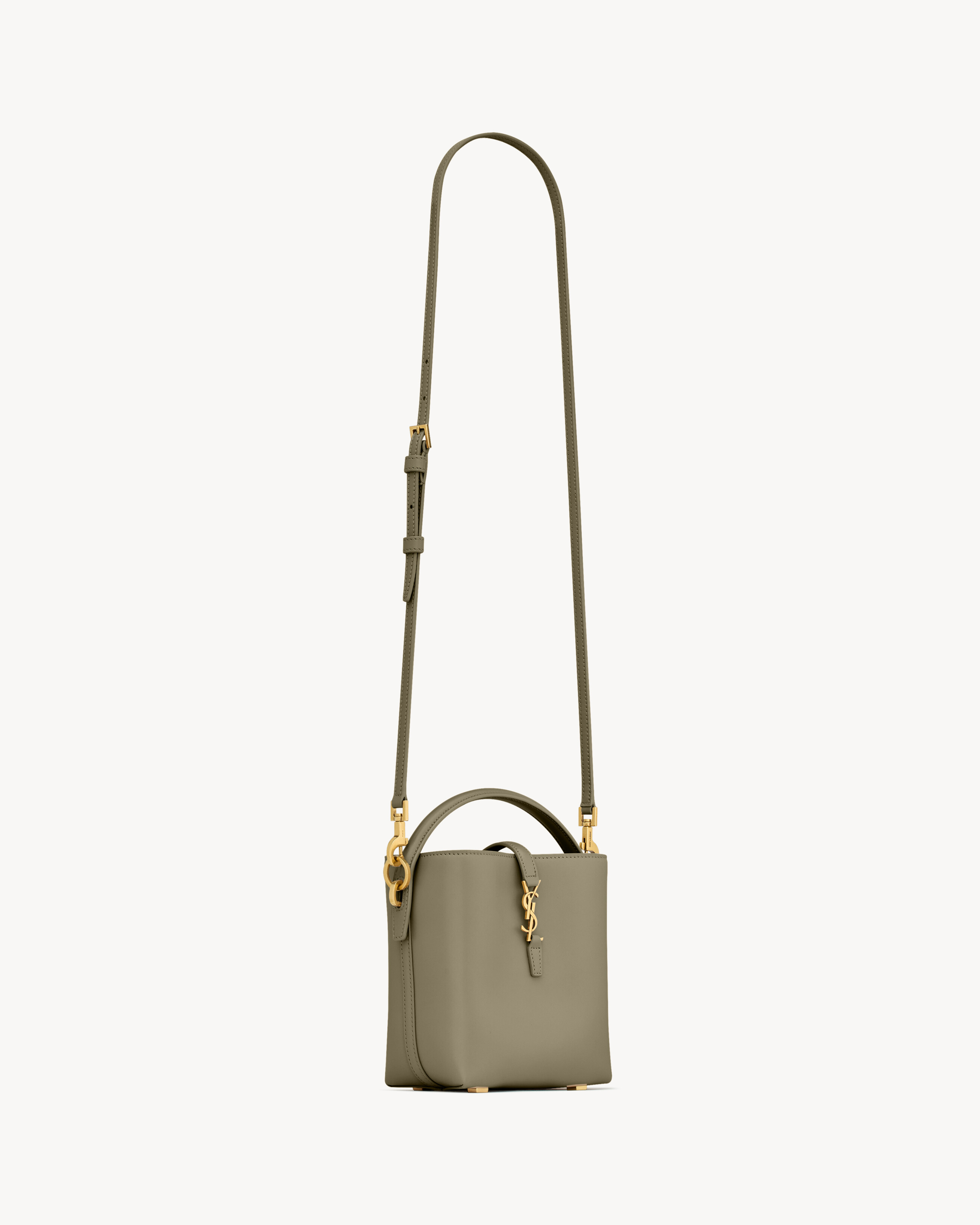 LE 37 Mini-Tasche aus glänzendem Leder