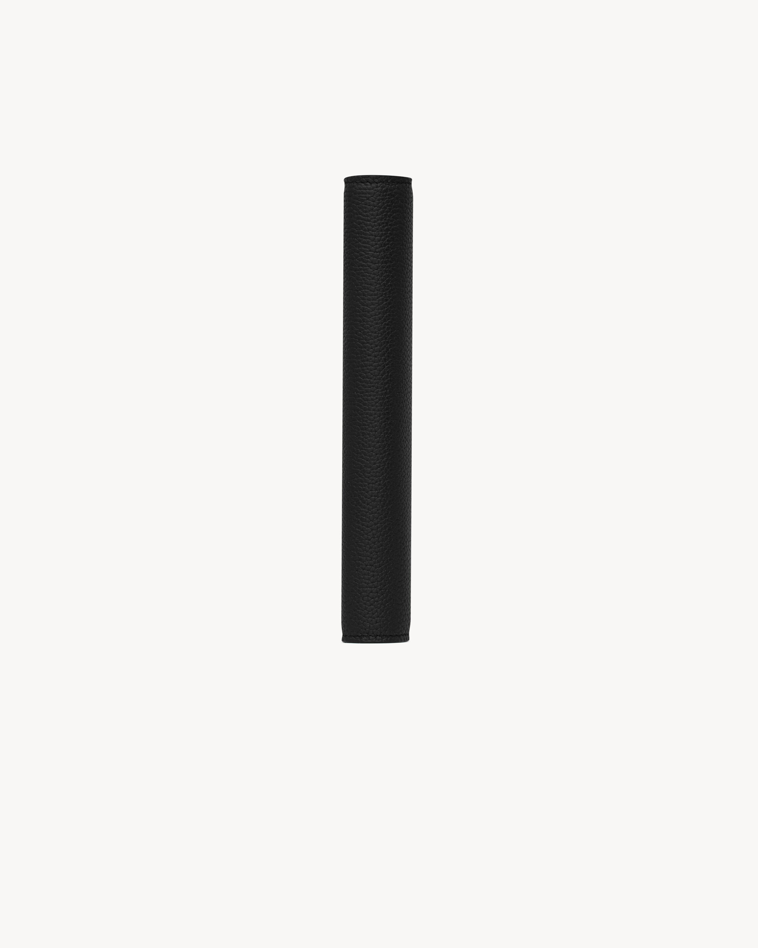 CASSANDRE SHADOW SAINT LAURENT KONTINENTALES PORTEMONNAIE AUS GENARBTEM LEDER