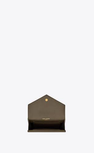 Wallets & purses Saint Laurent - Monogram compact quilted leather wallet -  582112BOWA21000