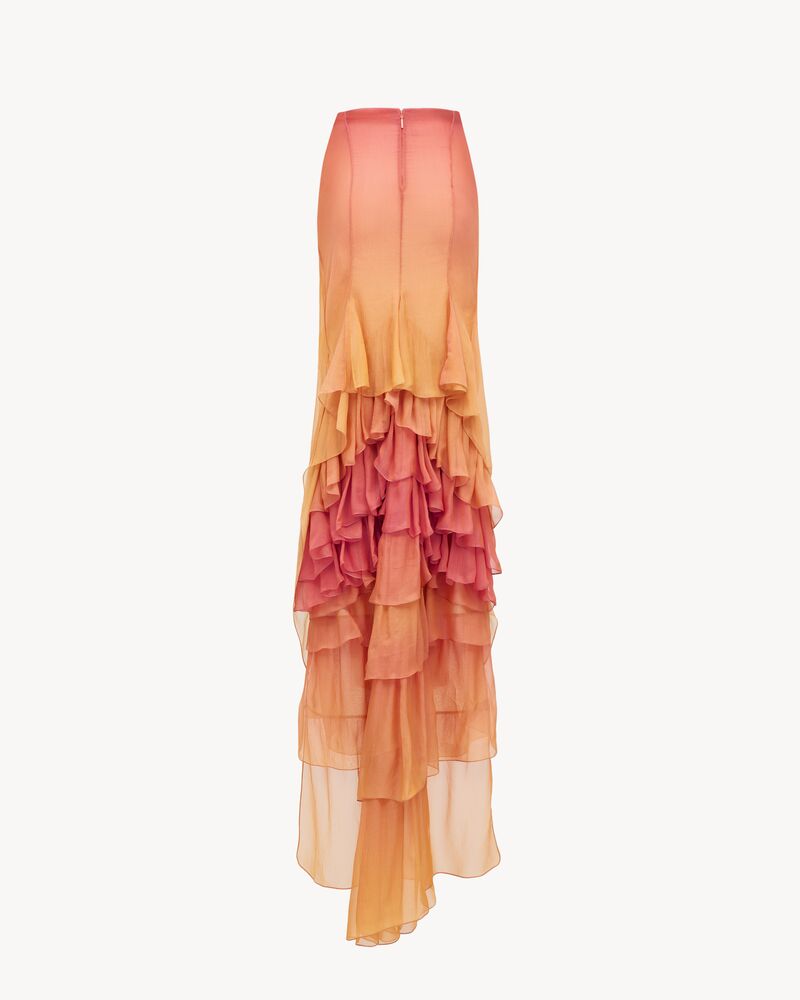 cascade skirt in silk muslin