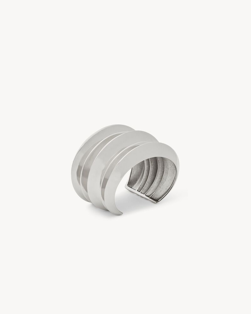 stacked cuff in metal