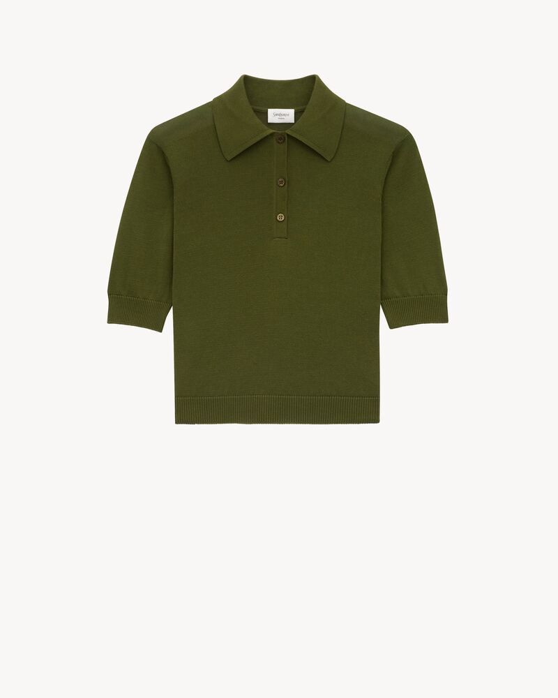 ポロ（コットンニット） | Saint Laurent | YSL JP