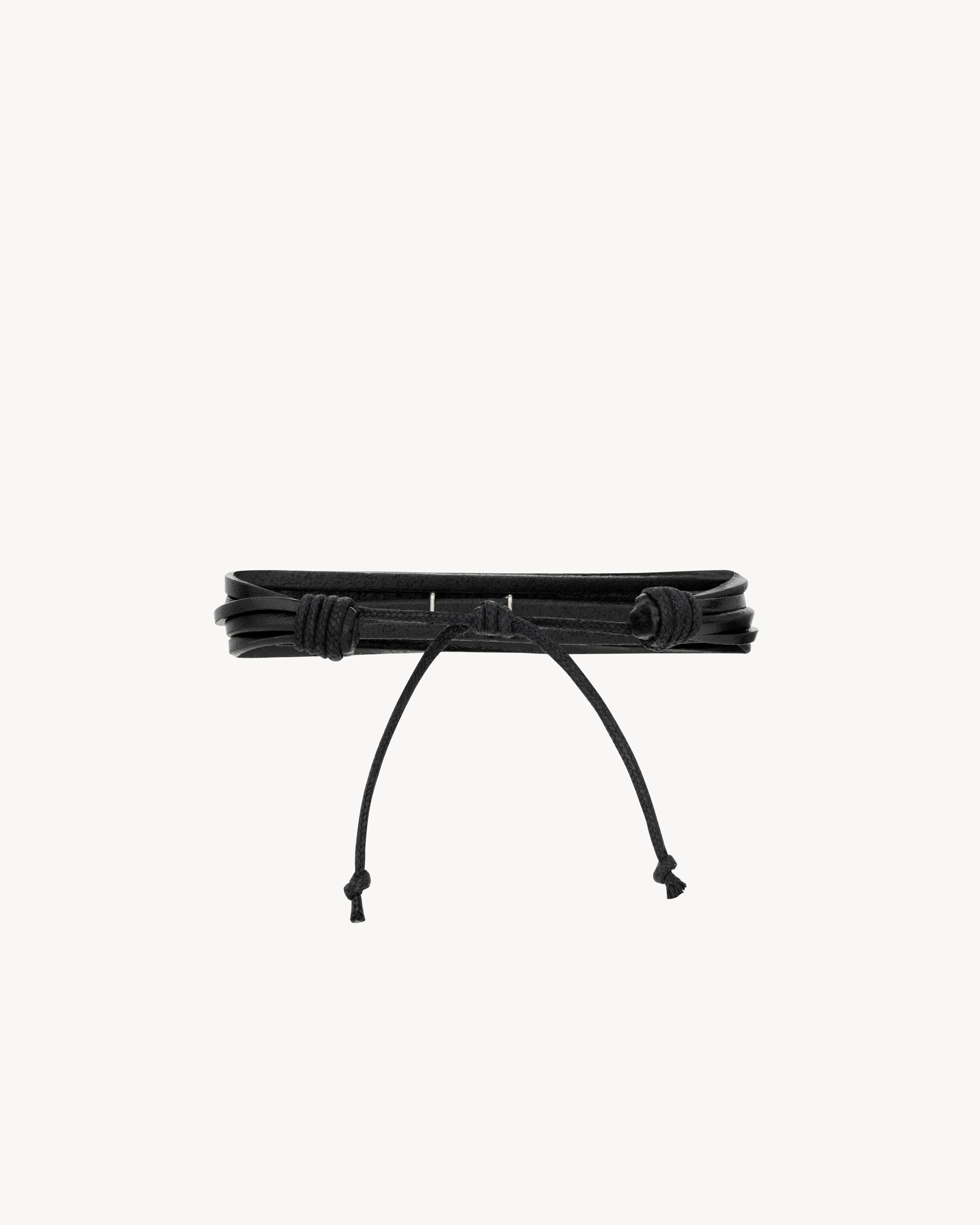 CASSANDRE multi-strand bracelet in leather | Saint Laurent | YSL.com