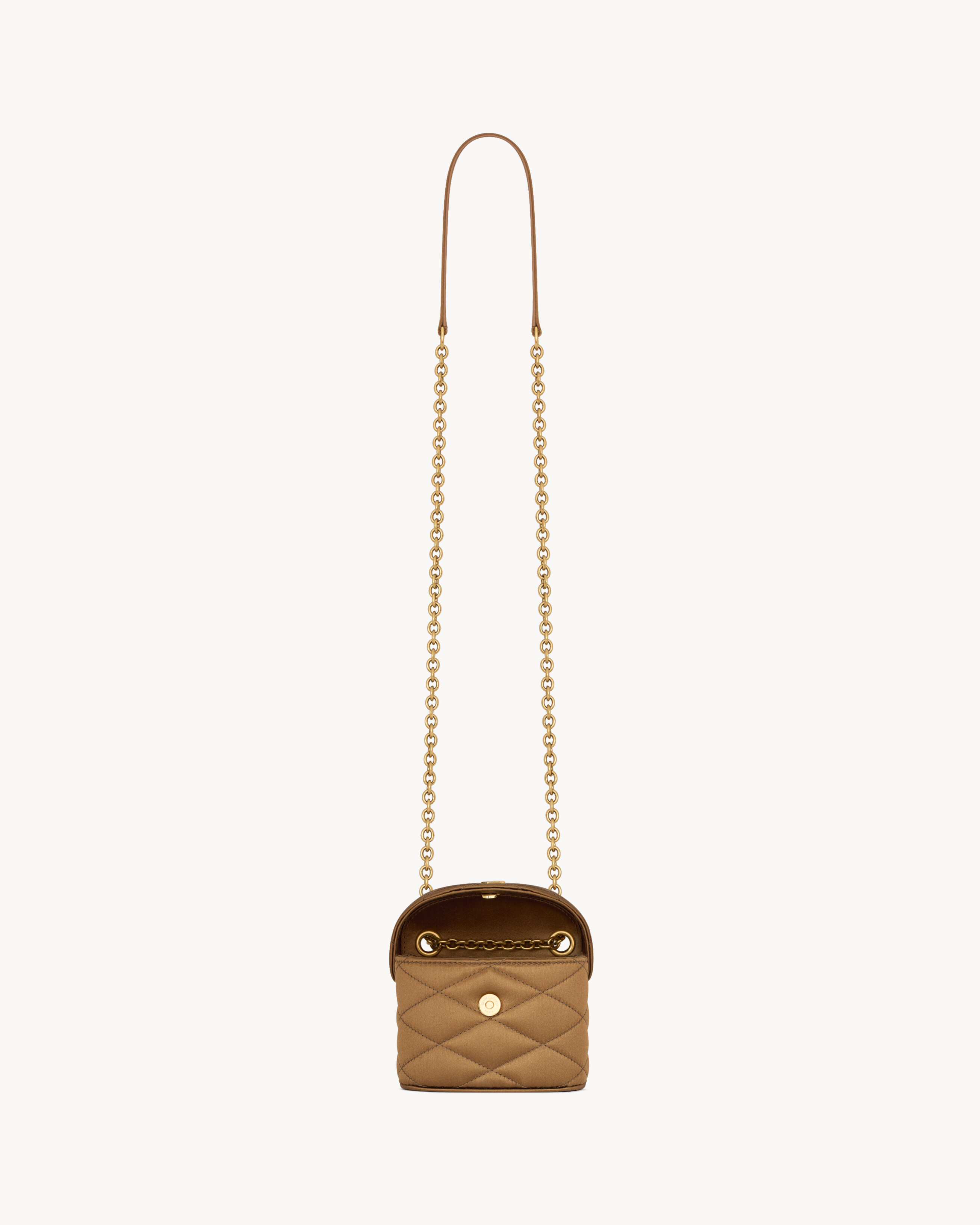 JUNE micro box bag in satin