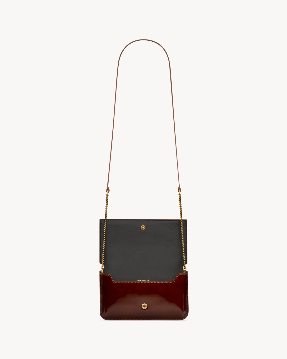 생로랑 페이턴트 가죽 카산드라 휴대폰 홀더 808702AAEAU2193