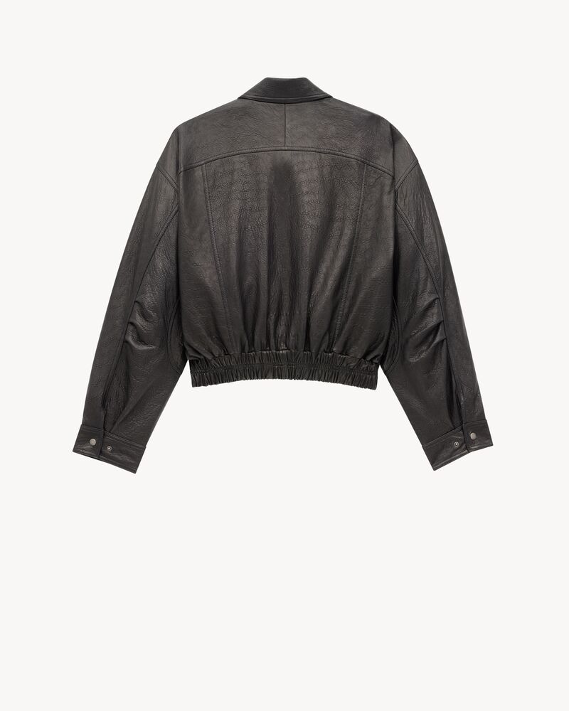 bomber jacket in lambskin