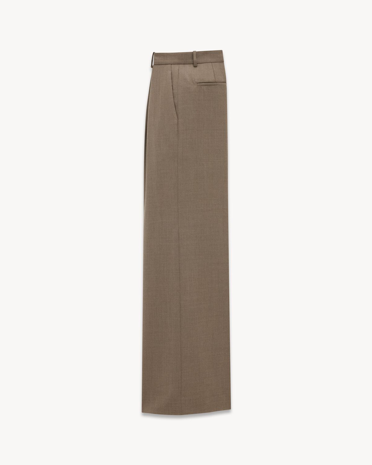 wide-leg pants in wool