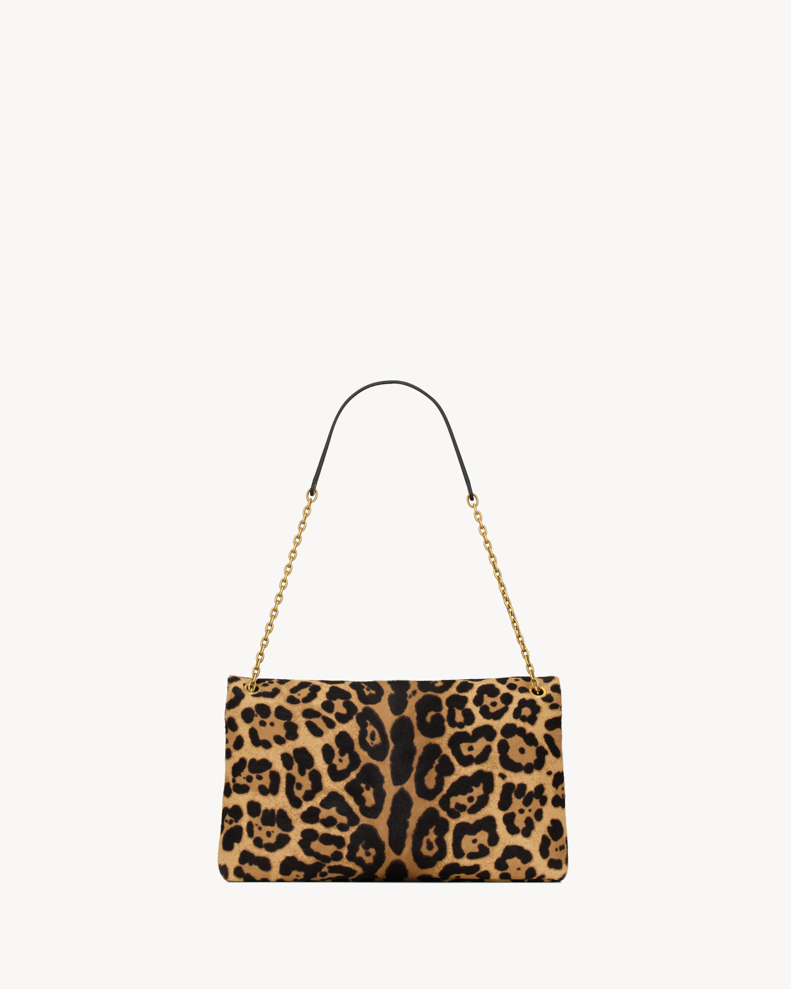 CASSANDRE pouch on chain in pony hair leather