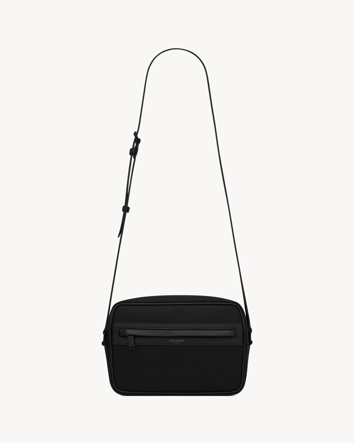 생로랑 에코닐 및 양가죽 소재의 캠프 카메라 백 644276FAACA1000