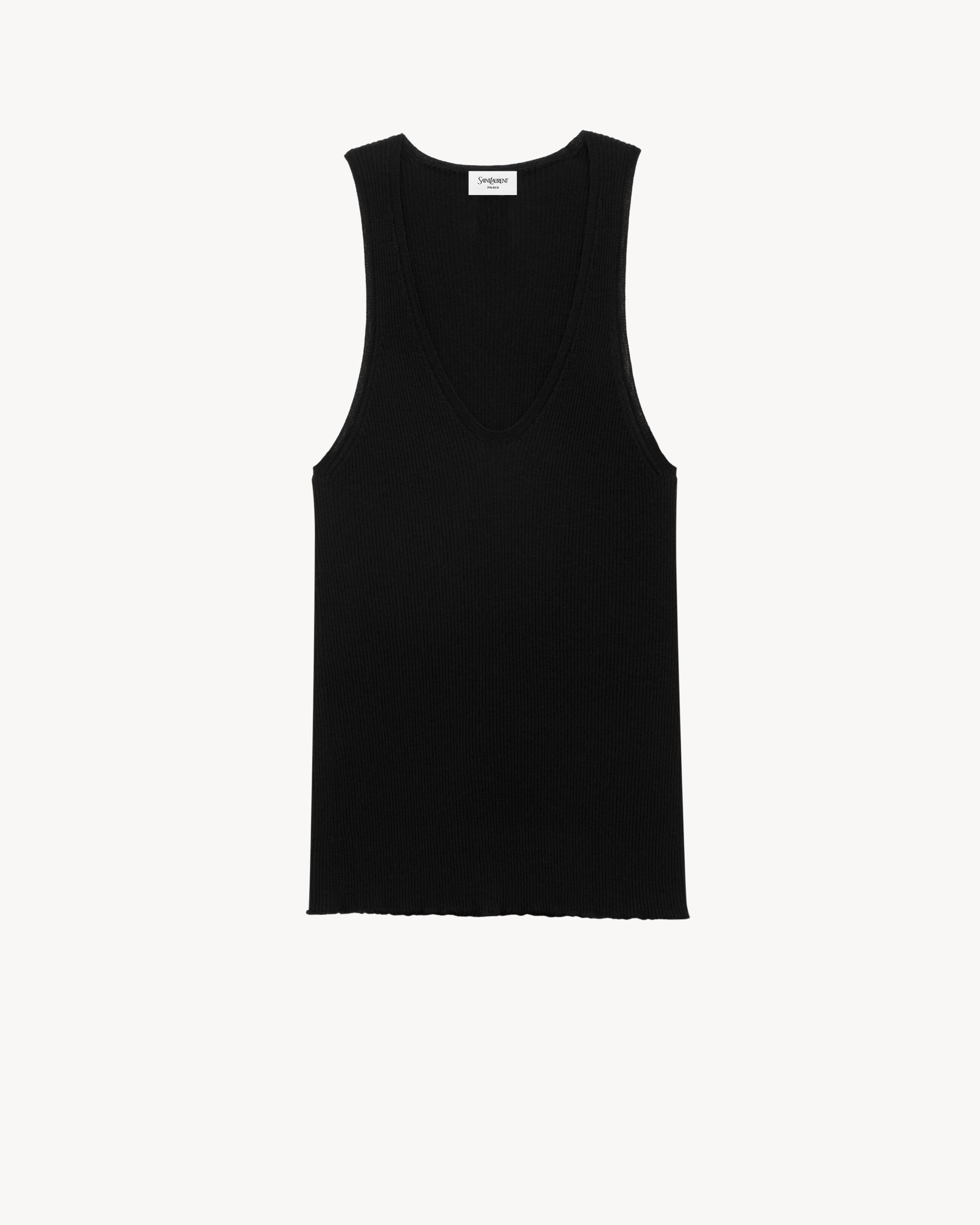 Camiseta de tirantes de punto