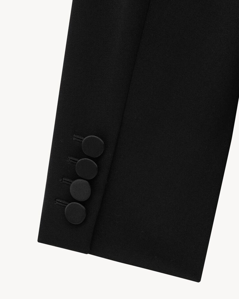 tuxedo jacket in GRAIN DE POUDRE