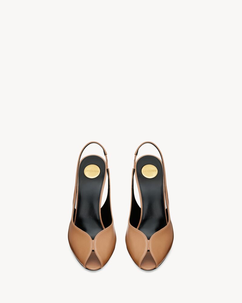 ページ スリングバックパンプス（スムースレザー）
