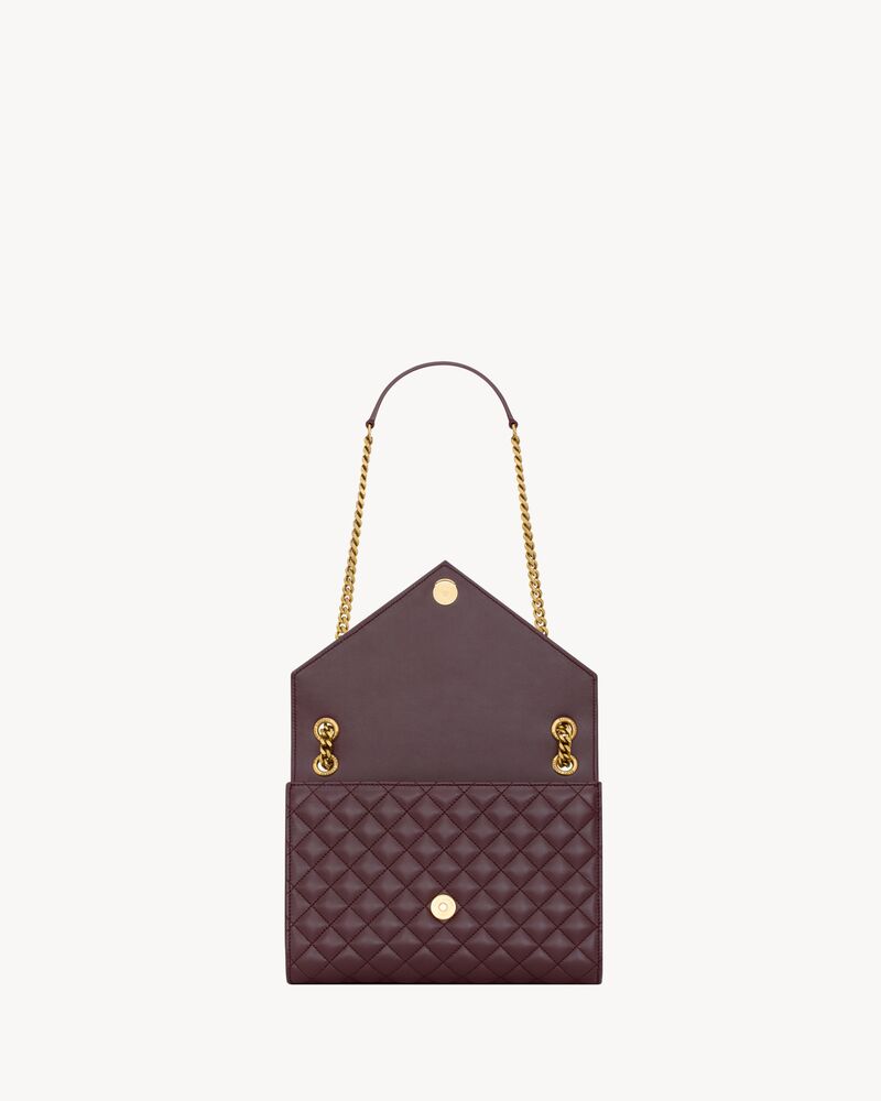 ENVELOPE medium in grain de poudre leather