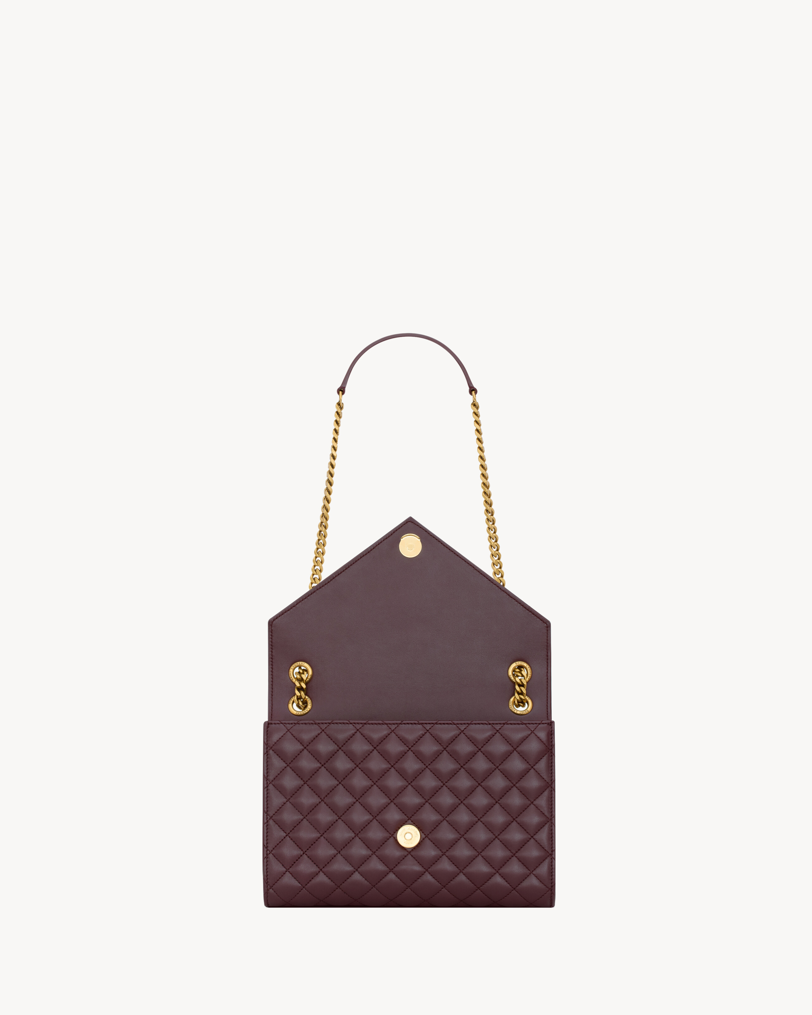 ENVELOPE medium in grain de poudre leather