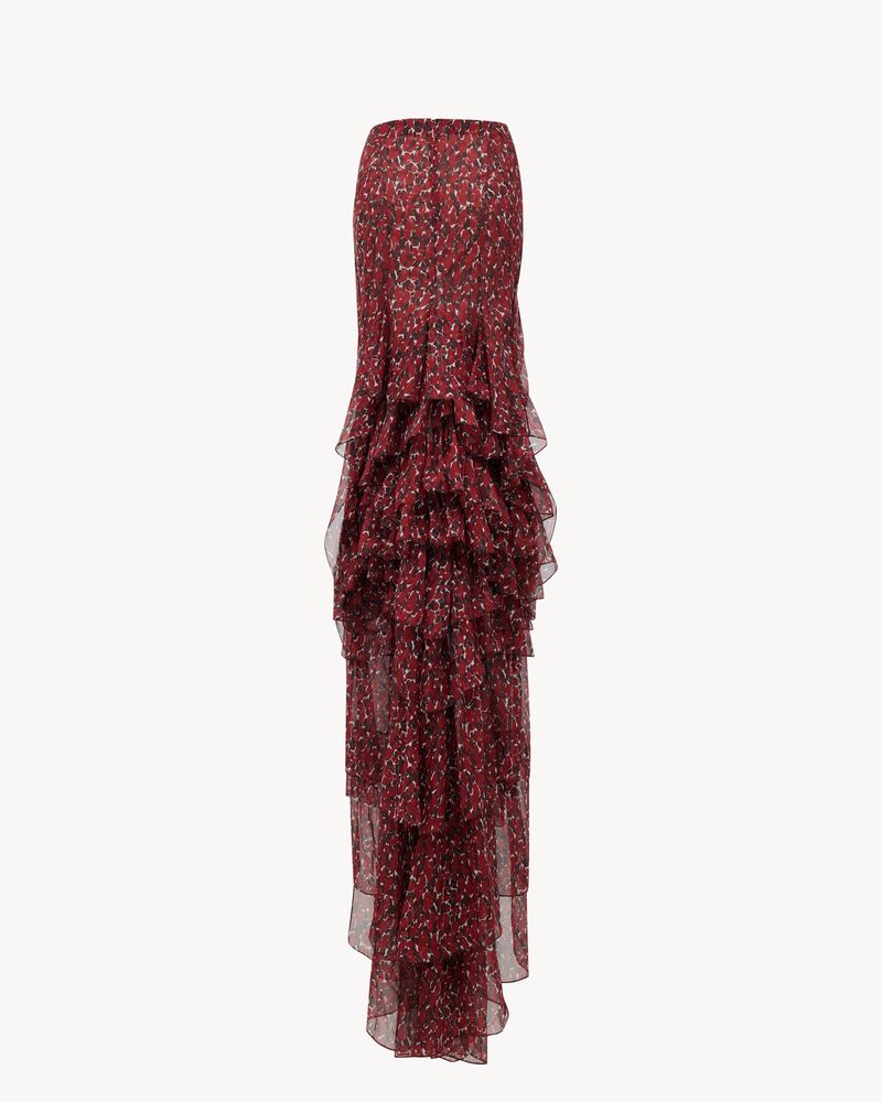 cascade skirt in silk crepe muslin