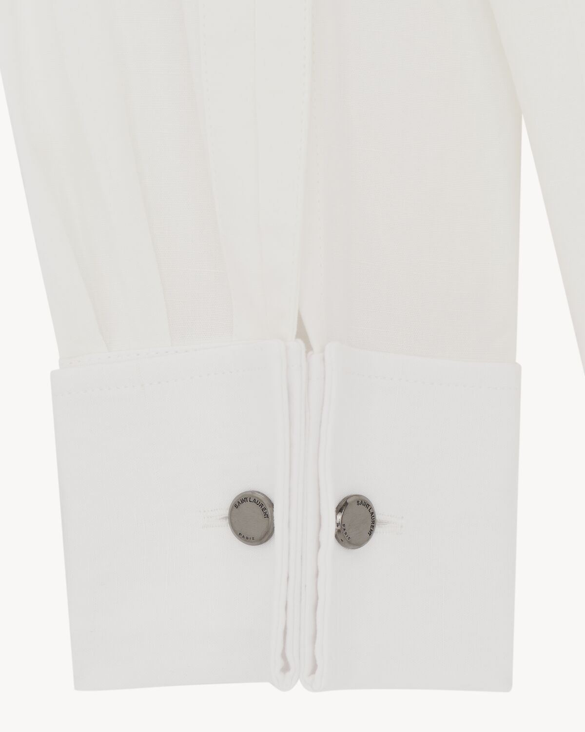 embroidered shirt in cotton and linen