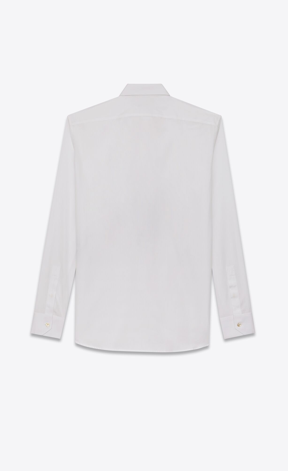 Shirt in cotton poplin | Saint Laurent | YSL.com