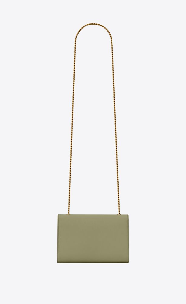 KATE SMALL CHAIN BAG IN grain de poudre embossed leather Saint