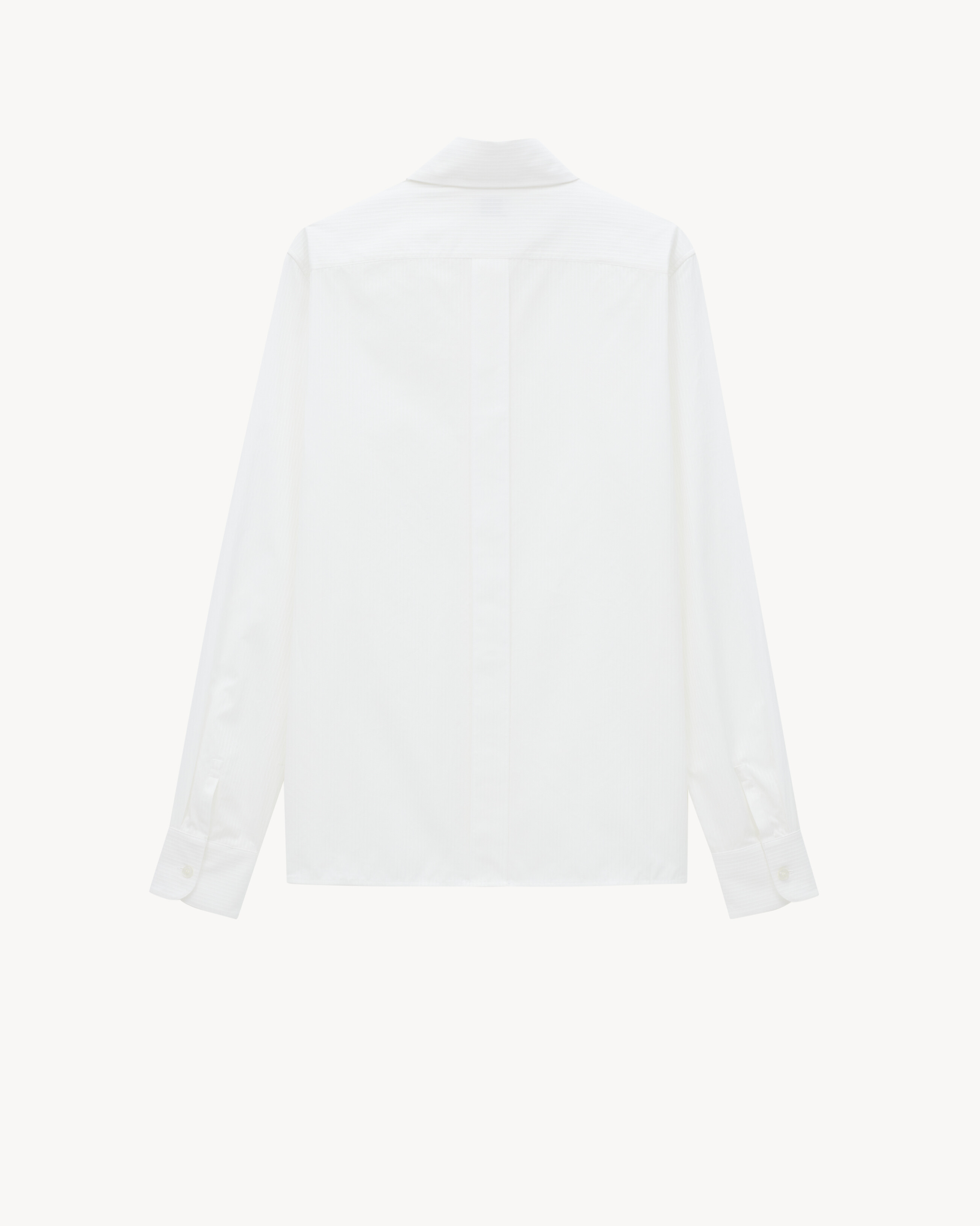 CASSANDRE shirt in self-stripe cotton poplin