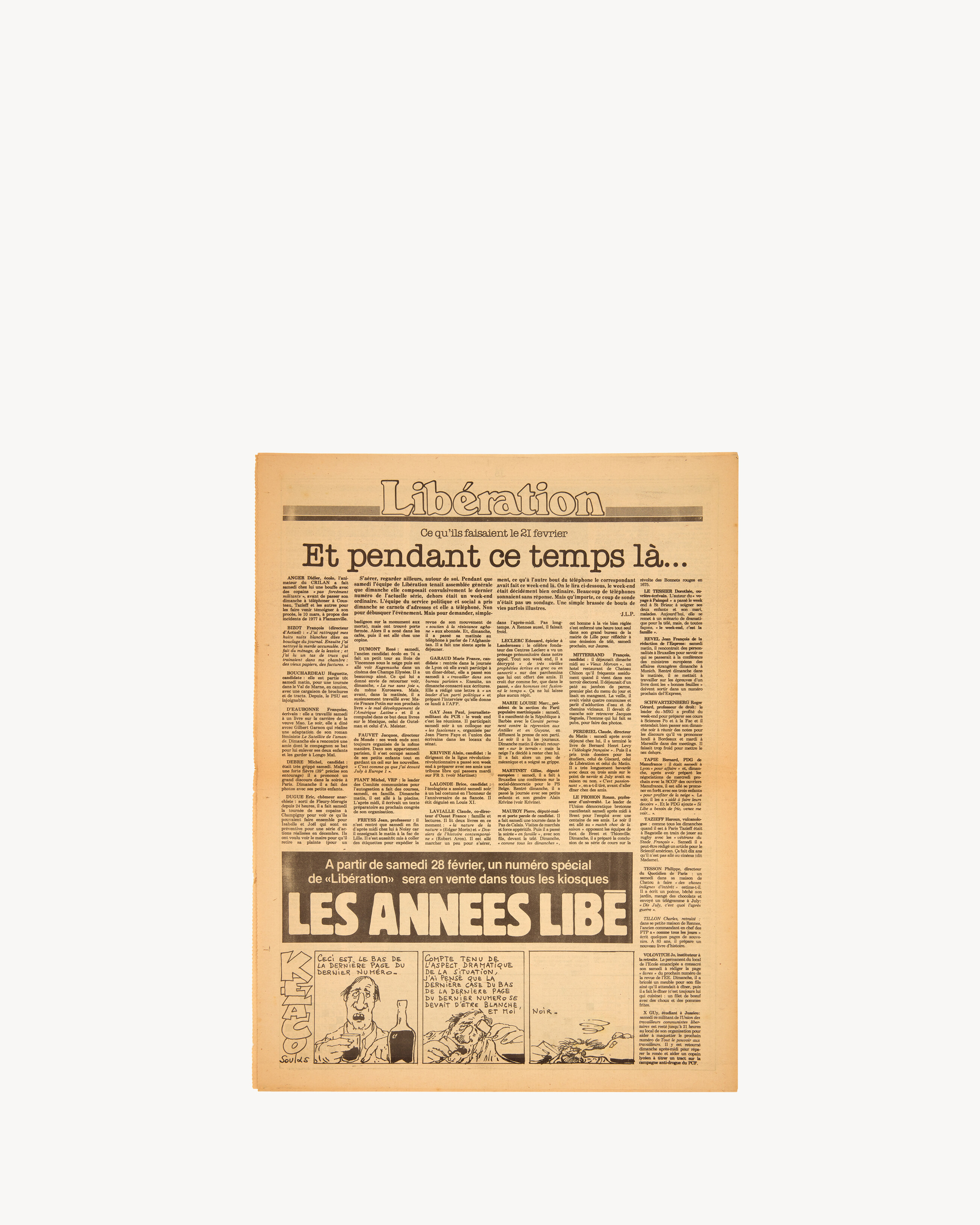 LIBÉRATION 1981