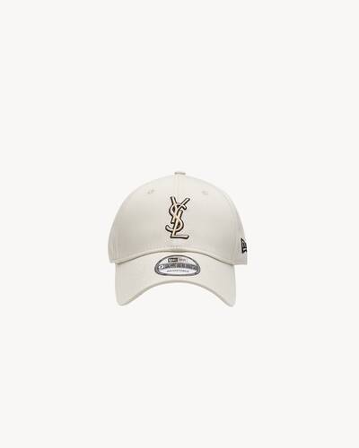 Saint Laurent Baseball Cap Cassandre in Felt - Black