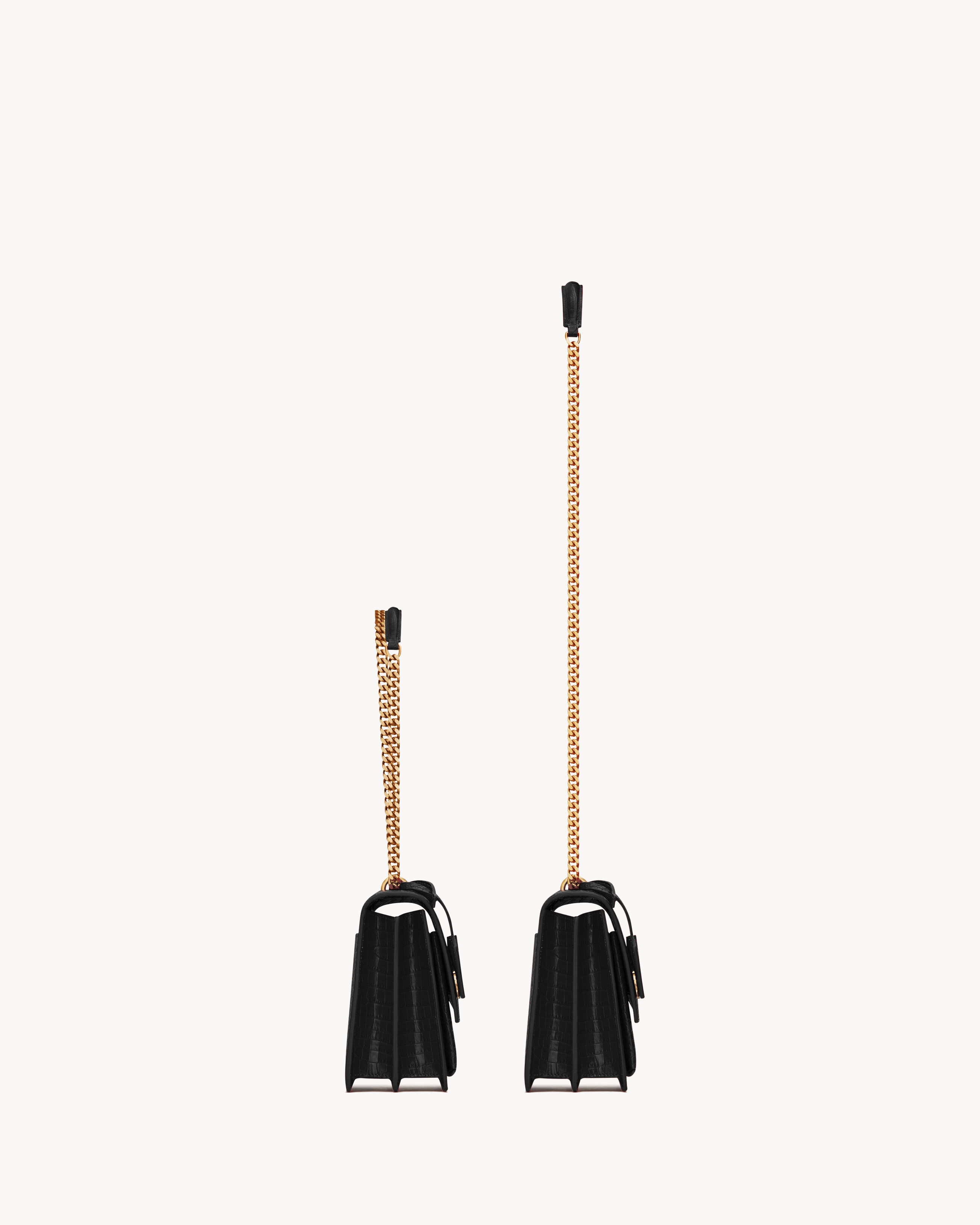 SUNSET MEDIUM IN CROCODILE-EMBOSSED LEATHER | Saint Laurent | YSL.com