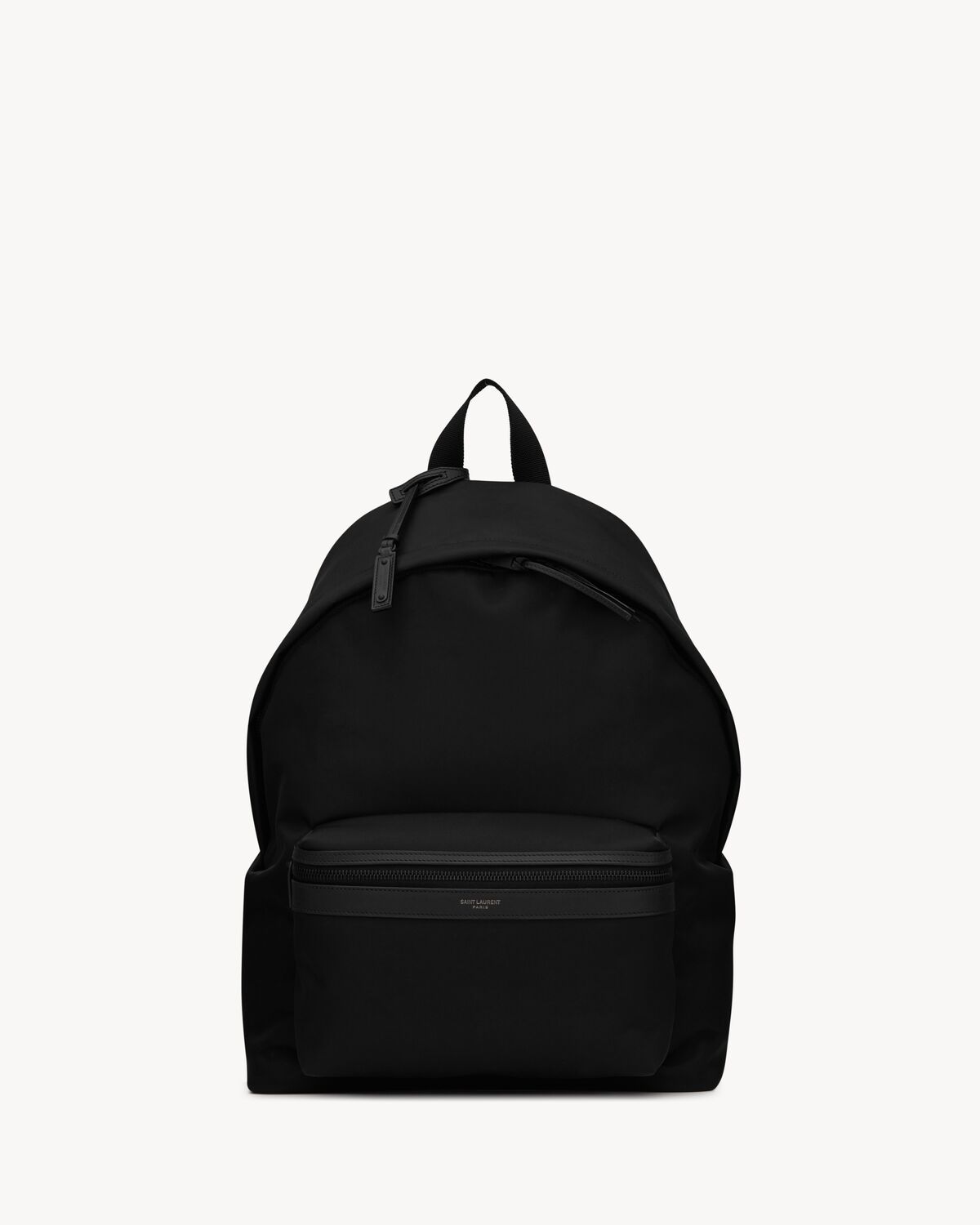 City backpack in ECONYL®, smooth leather and nylon