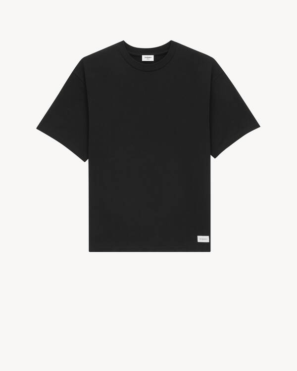 SAINT LAURENT ストライプモノグラムTシャツ ストライプモノグラムTシャツ（ジャージー） | Saint Laurent