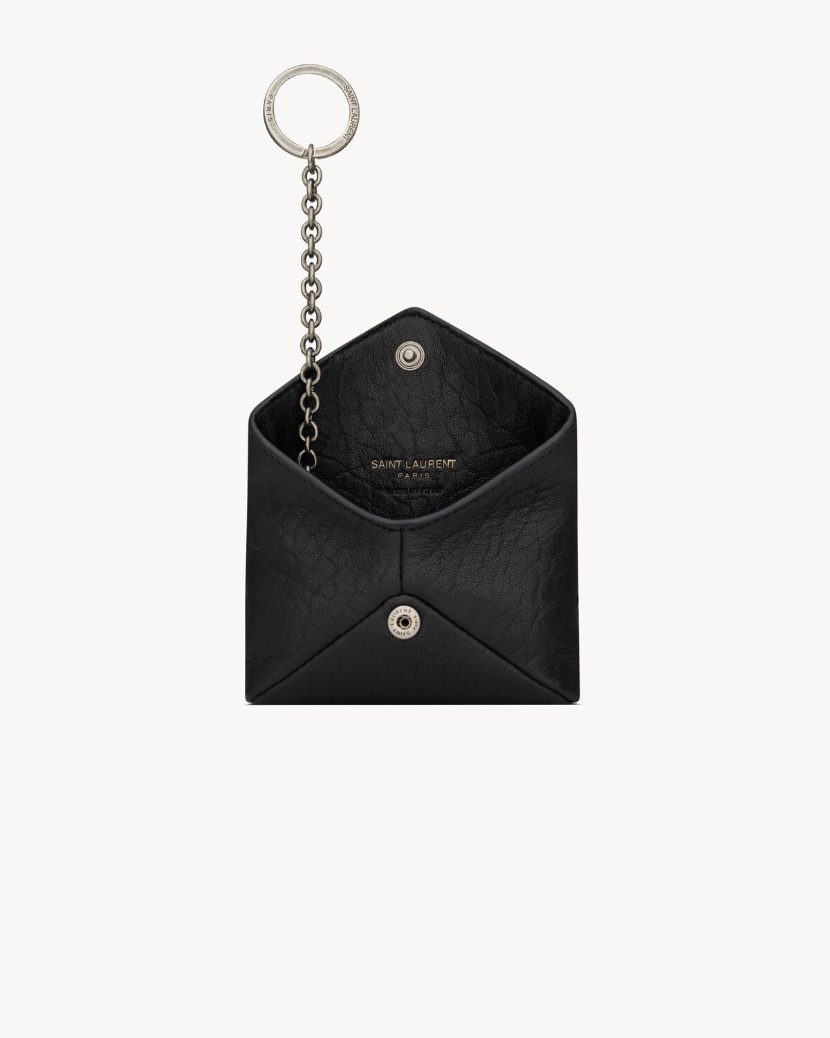 cassandre envelope key case in grained leather